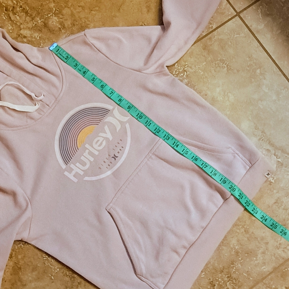 Women's Hurley Pink Rainbow Hoodie Hooded Sweatshirt Size XS - Picture 10 of 10